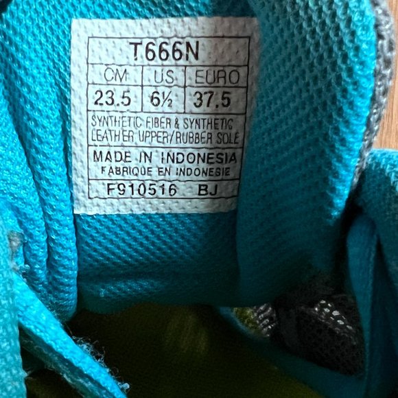 Asics Gel Exalt 3 Womens Running Shoes Grey Blue Duomax T666N EUC Size 6.5 - Picture 7 of 7